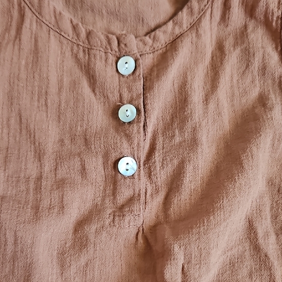 Lemon Kids Set in Warm Brown, Bonnet And Bubble Romper - Picture 3 of 10